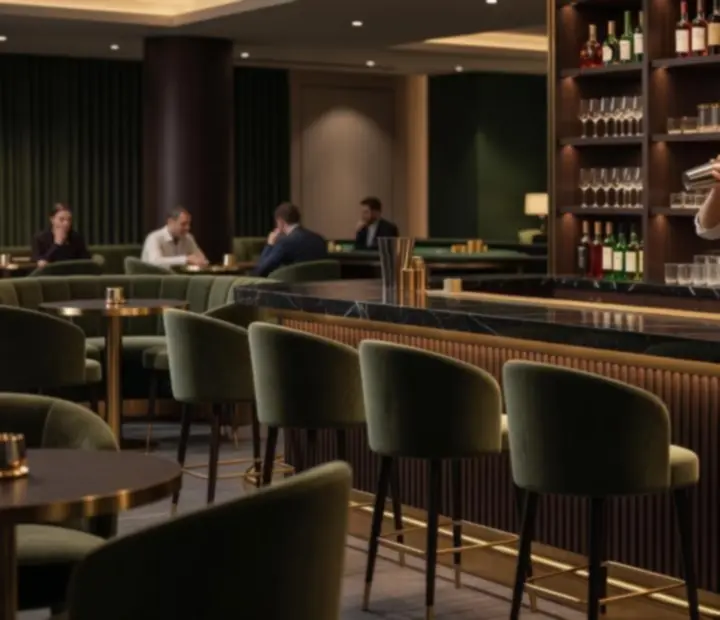 Koktejlový bar s podpisovými drinkami Neexavento